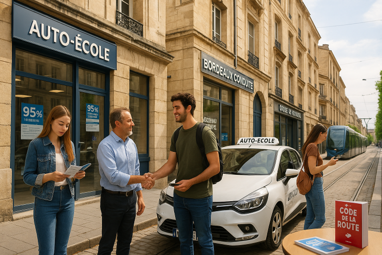 Auto-école sur Bordeaux : comparatif des meilleures formations