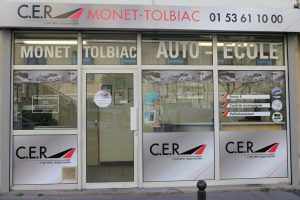 Image de l'auto-école à Paris, CER Monet Tolbiac