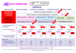 Image de l'auto-école à L Isle Adam, Auto-moto-école Collot - L'Isle-Adam
