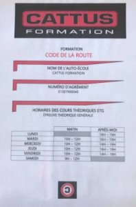 Image de l'auto-école à Thouars, Cattus Formation
