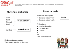 Image de l'auto-école à Saint Martin D Heres, Auto-école CERAC