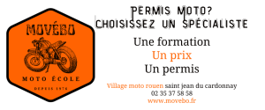 Image de l'auto-école à Saint Jean Du Cardonnay, Moto-école Movébo
