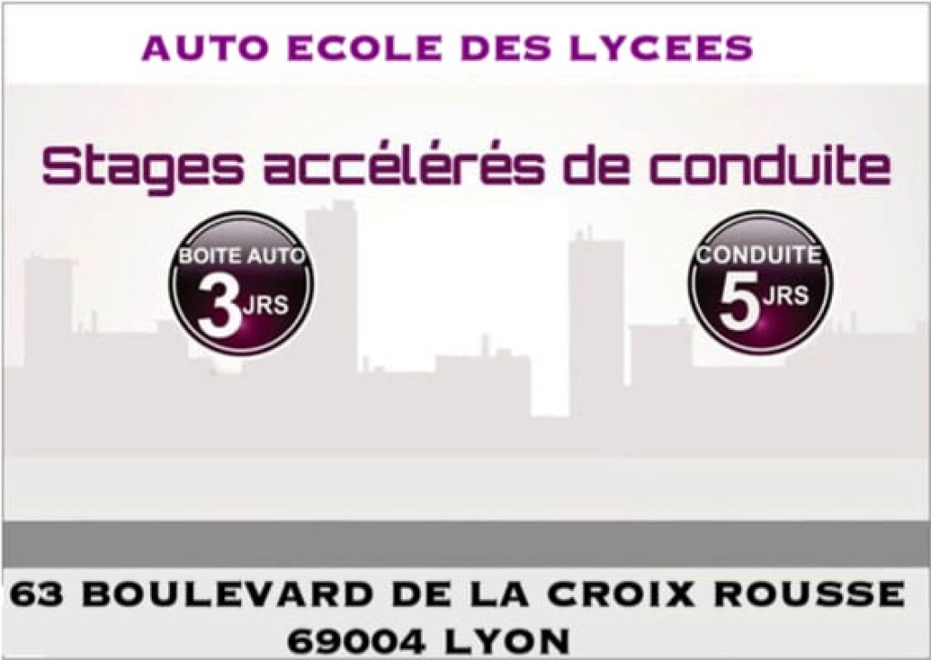 Auto-école des Lycées Croix-Rousse — photo 1