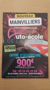 Image de l'auto-école à Mainvilliers, Auto-école de la Mairie